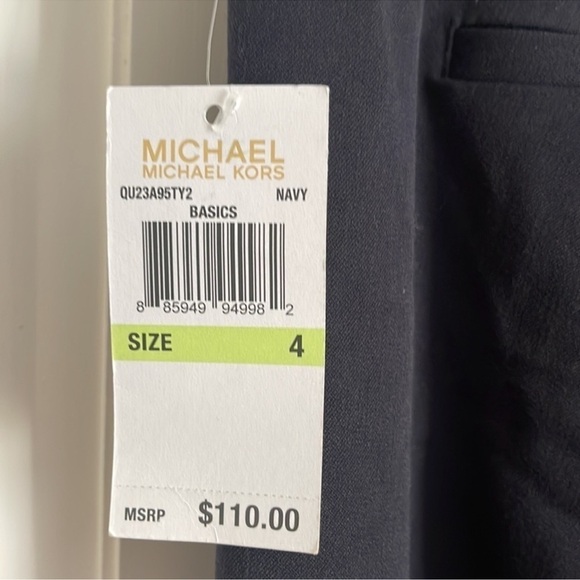 Michael Kors NWT Navy blue pants - Picture 4 of 6